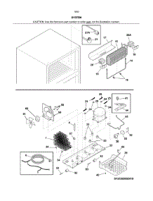 System parts for Kenmore Refrigerator 253.70509411 (25370509411, 253 70509411) from AppliancePartsPros.com