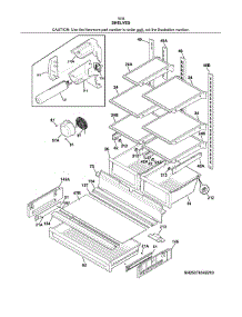 Shelves parts for Kenmore Refrigerator 253.70349412 (25370349412, 253 70349412) from AppliancePartsPros.com