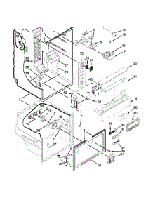 Liner Parts parts for Kenmore Refrigerator 106.79473410 (10679473410, 106 79473410) from AppliancePartsPros.com
