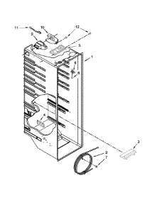 Refrigerator Liner Parts parts for Kenmore Refrigerator 106.51799410 (10651799410, 106 51799410) from AppliancePartsPros.com