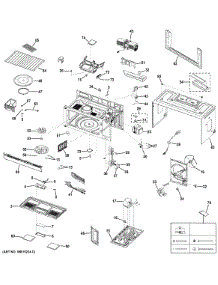 Oven Cavity Parts parts for Ge Microwave JNM7196DF1CC from AppliancePartsPros.com