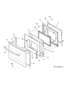 Door parts for Ge Range PCHB920SJ5SS from AppliancePartsPros.com