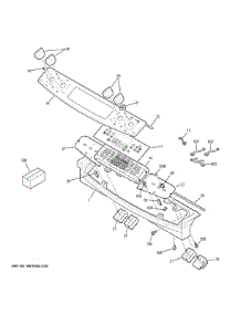 Control Panel parts for Ge Range JD630DF6BB from AppliancePartsPros.com