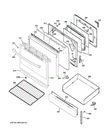 Door & Drawer Parts parts for Ge Range JGB695EEF1ES from AppliancePartsPros.com