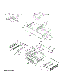Freezer Shelves parts for Ge Refrigerator CWE23SP3MBD1 from AppliancePartsPros.com