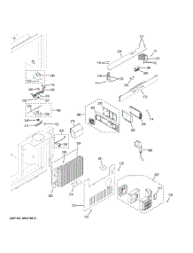 Fresh Food Section parts for Ge Refrigerator ZIR300NPKAII from AppliancePartsPros.com