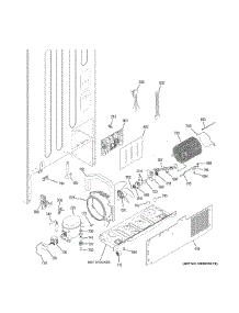 Machine Compartment parts for Ge Refrigerator GDE23GGHBRBB from AppliancePartsPros.com