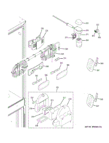 Fresh Food Section parts for Ge Refrigerator PGS25KSEAFSS from AppliancePartsPros.com