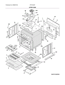 Upper Oven parts for Frigidaire Wall Oven FFET3025PBE from AppliancePartsPros.com