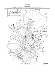 Microwave parts for Kenmore Wall Oven 790.49609318 (79049609318, 790 49609318) from AppliancePartsPros.com
