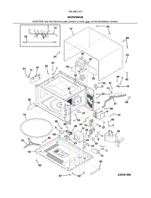 Microwave parts for Kenmore Wall Oven 790.49613317 (79049613317, 790 49613317) from AppliancePartsPros.com