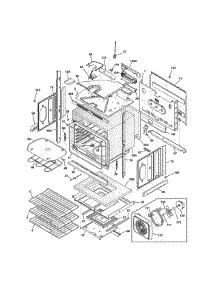 Lower Oven parts for Kenmore Wall Oven 790.49539312 (79049539312, 790 49539312) from AppliancePartsPros.com