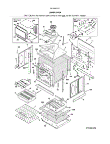 Lower Oven parts for Kenmore Wall Oven 790.49603317 (79049603317, 790 49603317) from AppliancePartsPros.com