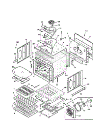 Upper Oven parts for Kenmore Wall Oven 790.49532312 (79049532312, 790 49532312) from AppliancePartsPros.com