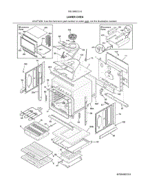 Lower Oven parts for Kenmore Wall Oven 790.49603314 (79049603314, 790 49603314) from AppliancePartsPros.com