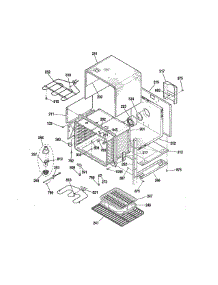Upper Body Section parts for Kenmore Wall Oven 911.47752200 (91147752200, 911 47752200) from AppliancePartsPros.com
