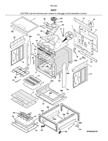 Body parts for Kenmore Range 790.4252931A (7904252931A, 790 4252931A) from AppliancePartsPros.com