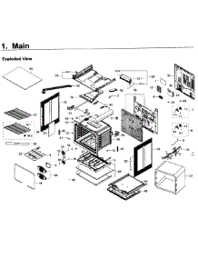Main Asy parts for Samsung Range NE58K9430SS/AA-00 from AppliancePartsPros.com