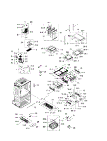 Fridge parts for Samsung Refrigerator RF28HMEDBSR/AA-11 from AppliancePartsPros.com
