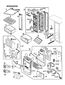 Refrigerator parts for Samsung Refrigerator RS275ACPN/XAA-00 from AppliancePartsPros.com