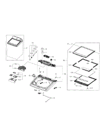 Cover Top parts for Samsung Washer WA45H7000AW/A2-00 from AppliancePartsPros.com