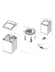 Main Assy parts for Samsung Washer WA45H7000AW/A2-00 from AppliancePartsPros.com