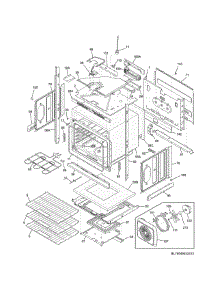 Lower Oven parts for Kenmore Wall Oven 790.49533314 (79049533314, 790 49533314) from AppliancePartsPros.com
