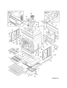 Lower Oven parts for Kenmore Wall Oven 790.49619313 (79049619313, 790 49619313) from AppliancePartsPros.com