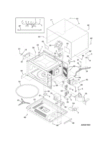 Microwave parts for Kenmore Wall Oven 790.49613313 (79049613313, 790 49613313) from AppliancePartsPros.com
