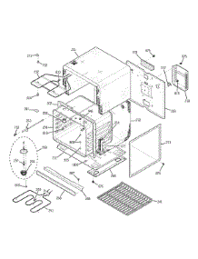 Lower Body parts for Kenmore Wall Oven 911.47749201 (91147749201, 911 47749201) from AppliancePartsPros.com