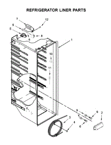 Refrigerator Liner Parts parts for Whirlpool Refrigerator WRS321SDHB01 from AppliancePartsPros.com