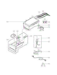 Dispenser Parts parts for Kenmore Washer 796.41182310 (79641182310, 796 41182310) from AppliancePartsPros.com