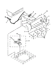 Console And Water Inlet Parts parts for Kenmore Washer 110.21392013 (11021392013, 110 21392013) from AppliancePartsPros.com