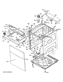 Cabinet (5) parts for Kenmore Washer Dryer Combo 363.71542211 (36371542211, 363 71542211) from AppliancePartsPros.com