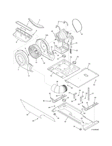 Motor / Blower / Belt parts for Kenmore Washer Dryer Combo 417.61712510 (41761712510, 417 61712510) from AppliancePartsPros.com