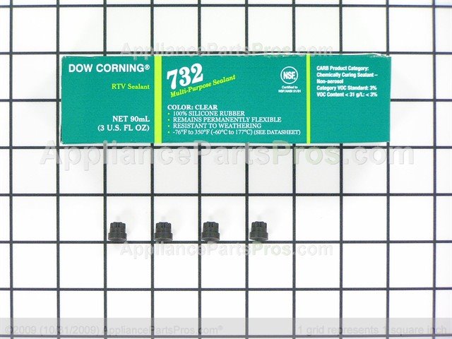 00637940 Bosch Appliance Rubber Foot with Adhesive