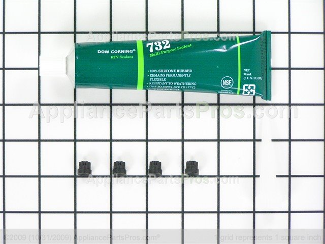 00637940 Bosch Appliance Rubber Foot with Adhesive