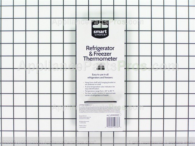 Frigidaire Refrigerator and Freezer Thermometer in the