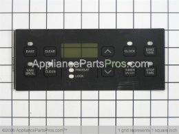 White Westinghouse Overlay - Clock (Control Panel)