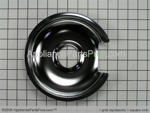WB32X10013 Genuine OEM GE Hotpoint Range Large 8" Chrome Burner Drip Pan Bowl 