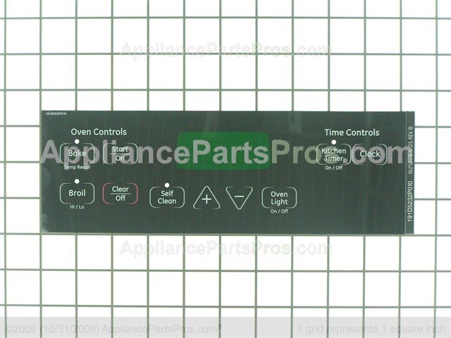 Control Panel Overlay (Black), Single