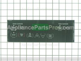Ge Control Panel Overlay (Black), Single