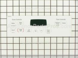 Ge Control Panel Faceplate Graphics (White)