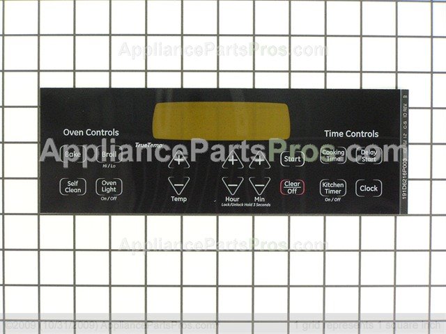 for sale online WB27T11229 GE Range Stove Oven Overlay
