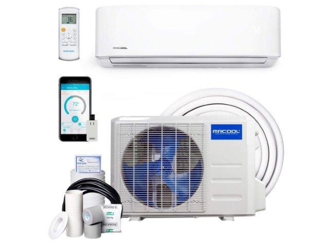 Mrcool Energy Star 18K Btu Heating & Air Wall Mount Complete Set