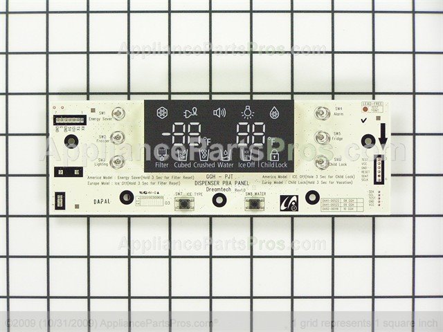 Refrigerator Lcd Control Board Assembly