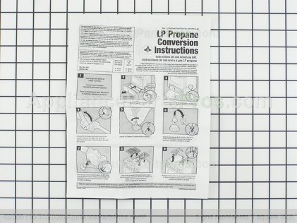 Whirlpool 74011395 Kit, Lp Orifice - AppliancePartsPros.com a diagram of whirlpool roper gas oven 