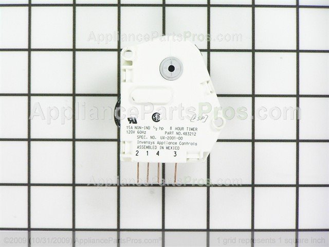 KitchenAid Refrigerator Part # W10822278 - Defrost Timer - Genuine